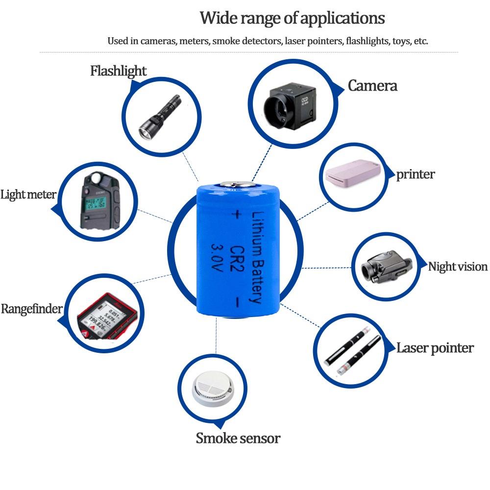 Alarm system Cr2 3V Primary Battery for Rangefinder